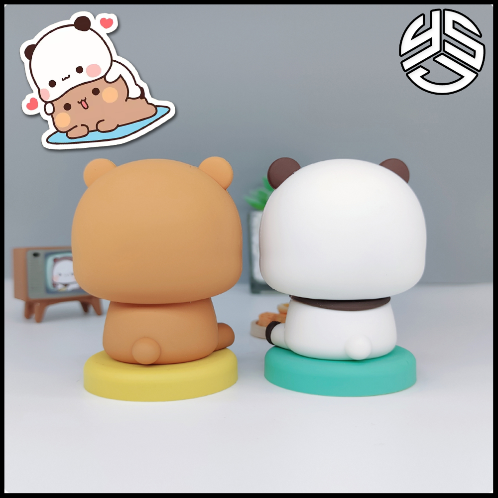 Cute Bear & Panda Figurines – Kawaii Iced Drink Edition [BULK ORDERS]
